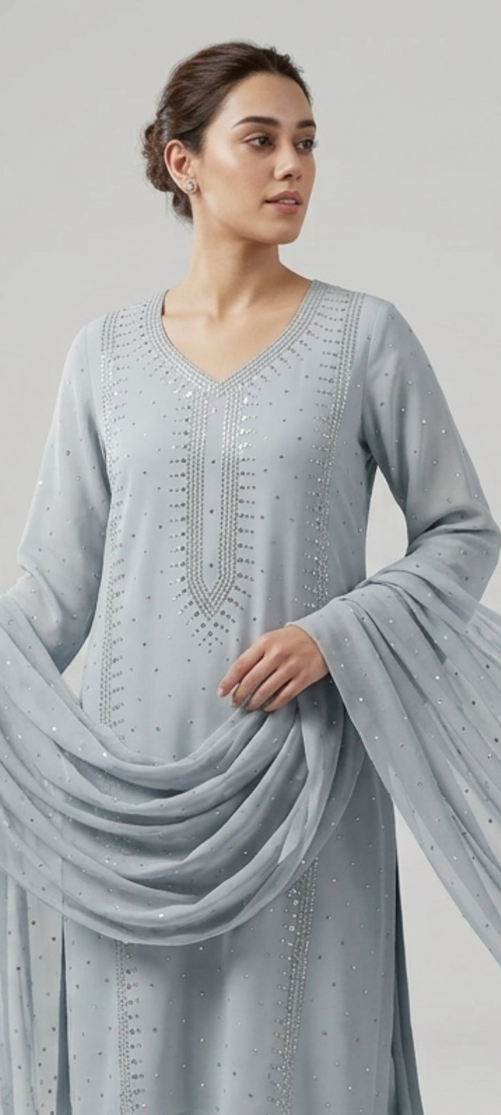 Luxurious kamdani chiffon